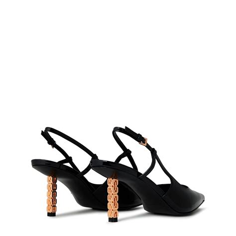 givenchy sling back|givenchy heeled sandals.